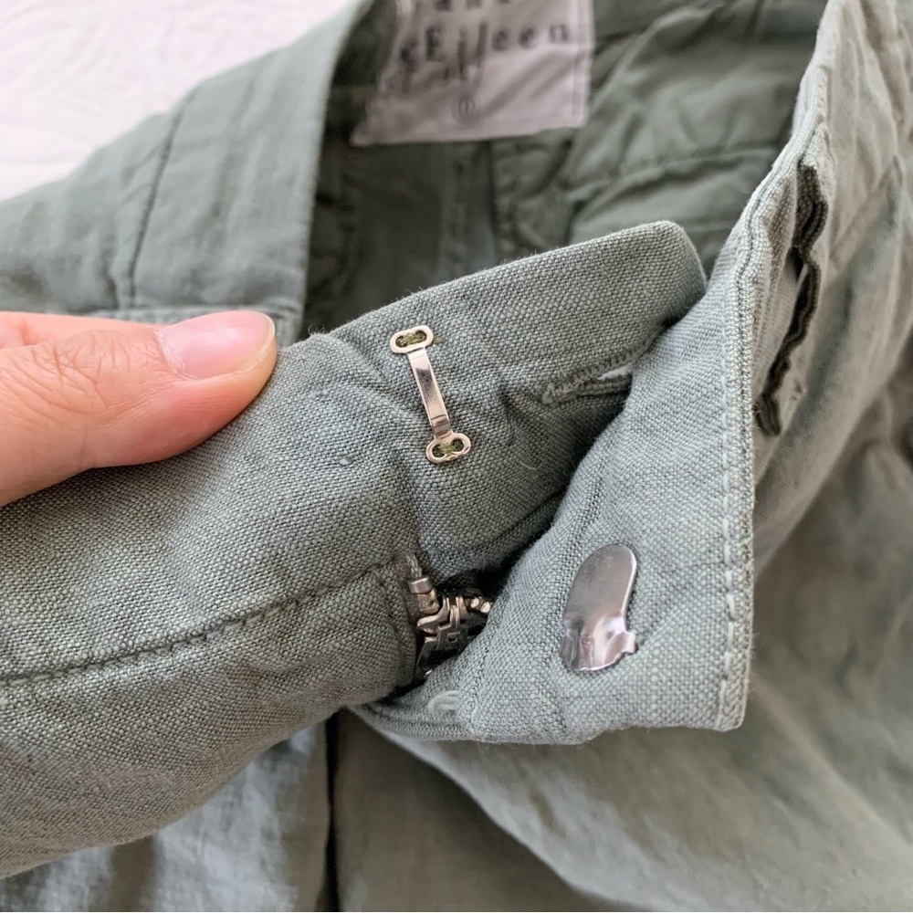 Frank & Eileen Cotton-Flax Wicklow‎ Trousers, Rosemary - Picture 6 of 8